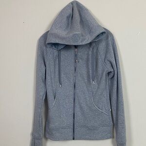 lululemon athletica Heather Gray Zip-Up Hoodie